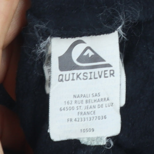 Quiksilver Men's Black XL Pullover Fleece Graphic Sweatshirt
