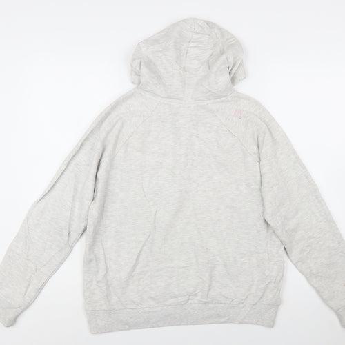Lonsdale London Women's Grey Pullover Hoodie Size 14