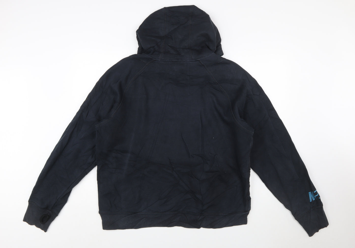 Nike Mens Black L Pullover Hoodie Sportswear Graphic Fleece
