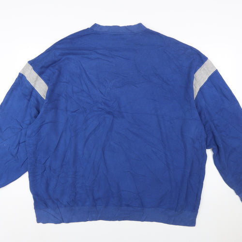 NFL Mens Blue 2XL Pullover Sweatshirt Indianapolis Colts Logo