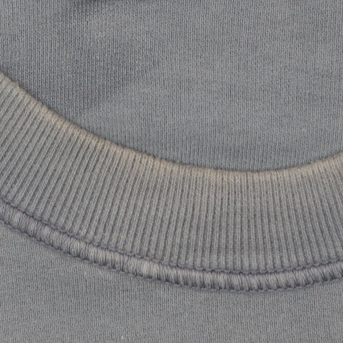 Stone Island Men's Blue Crew Neck Pullover Sweatshirt Size S
