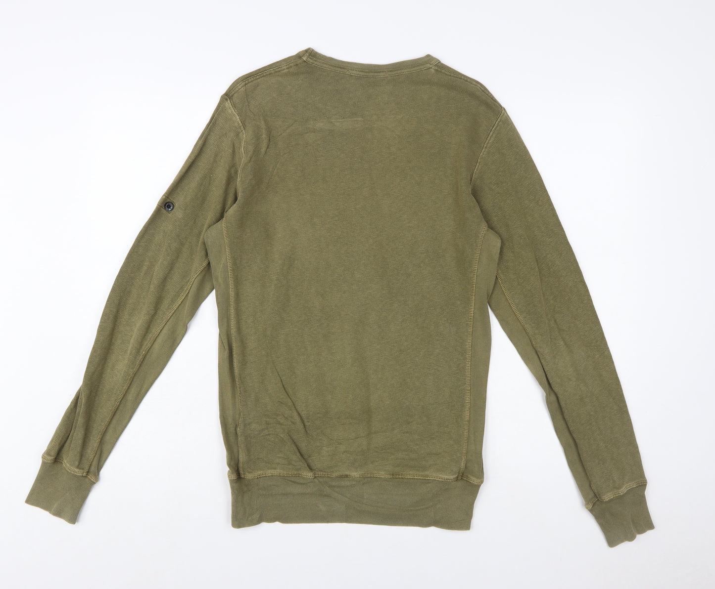 Stone Island Men's Green Regular Fit Sweatshirt Size S