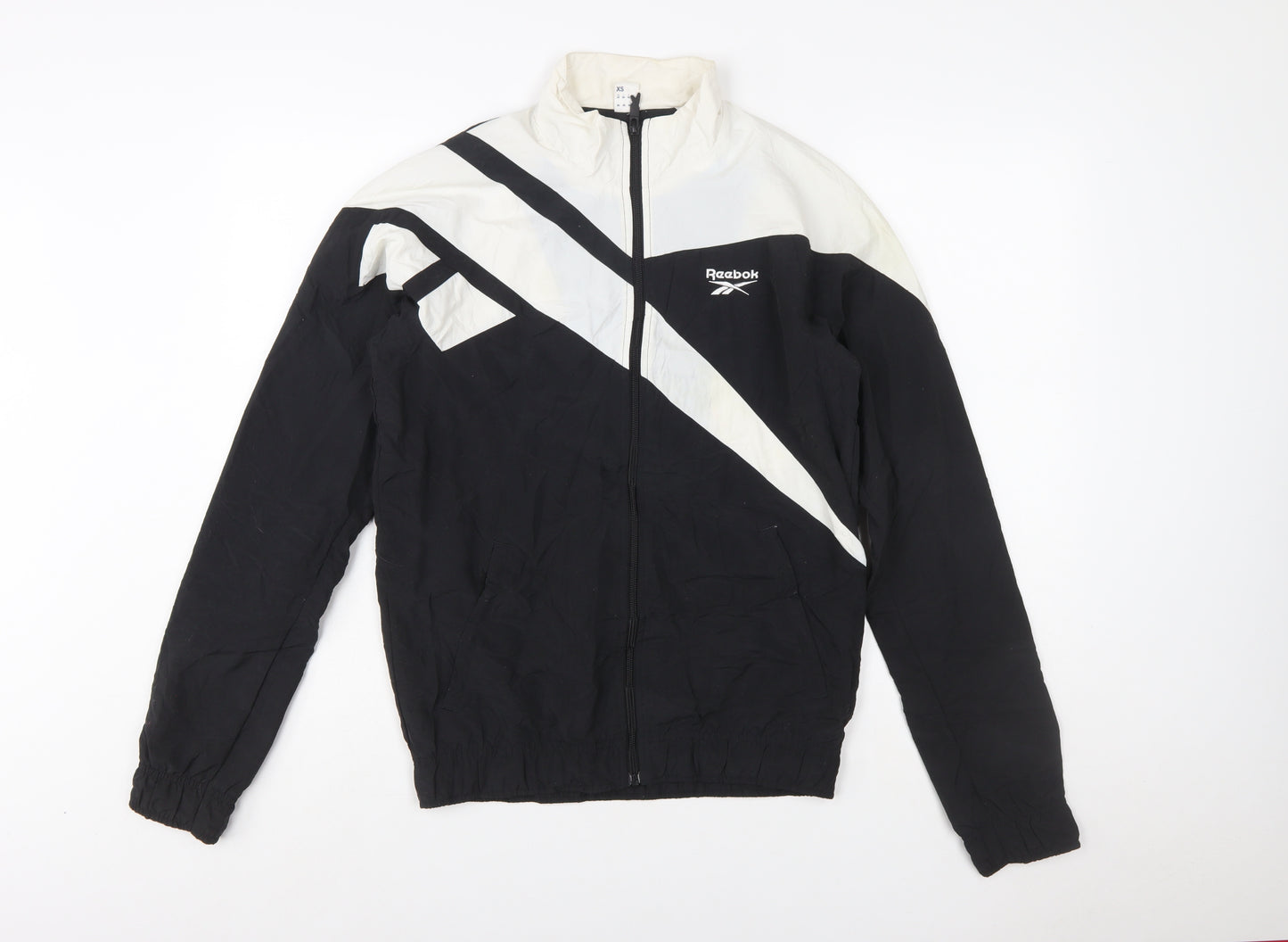 Reebok Men's Black XS Lightweight Windbreaker Jacket