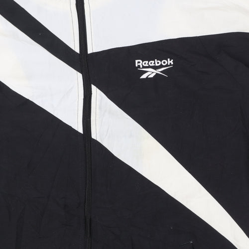 Reebok Men's Black XS Lightweight Windbreaker Jacket