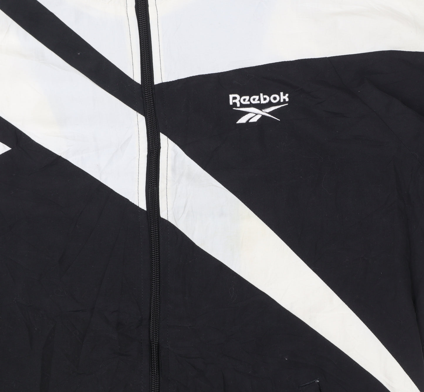 Reebok Men's Black XS Lightweight Windbreaker Jacket