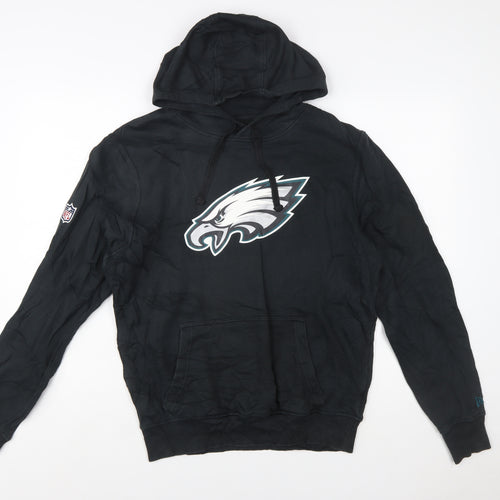 New Era Men’s Black NFL Pullover Hoodie Medium Fleece Sportswear