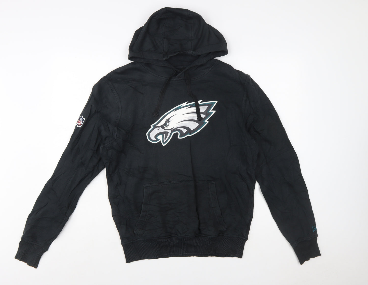 New Era Men’s Black NFL Pullover Hoodie Medium Fleece Sportswear