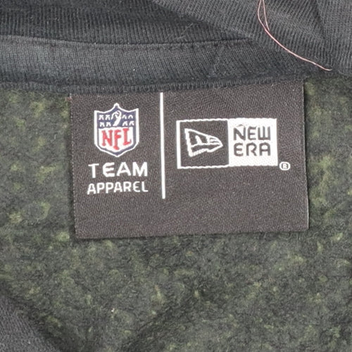 New Era Men’s Black NFL Pullover Hoodie Medium Fleece Sportswear