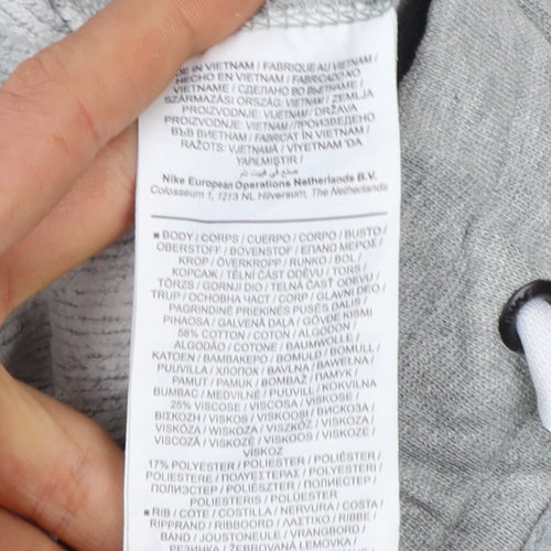 Nike Air Womens Grey Small Jogger Sweatpants Cotton Blend