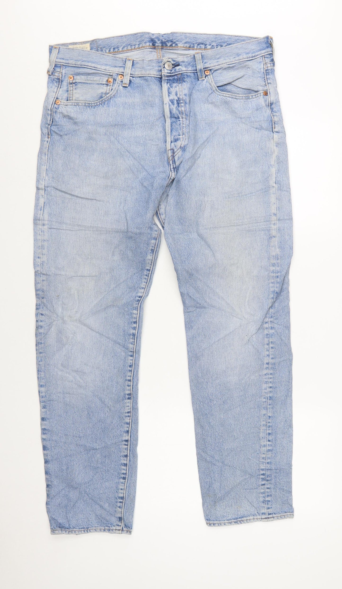 Levi's 501 Men's Blue Regular Fit Straight Leg Jeans W36 L32