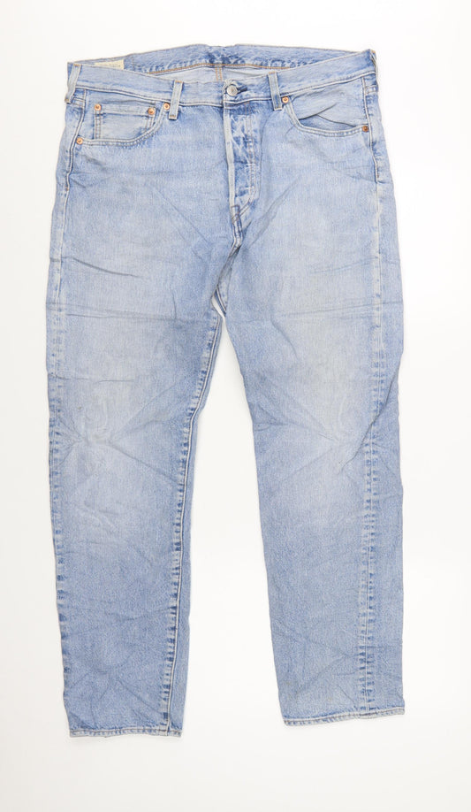 Levi's 501 Men's Blue Regular Fit Straight Leg Jeans W36 L32
