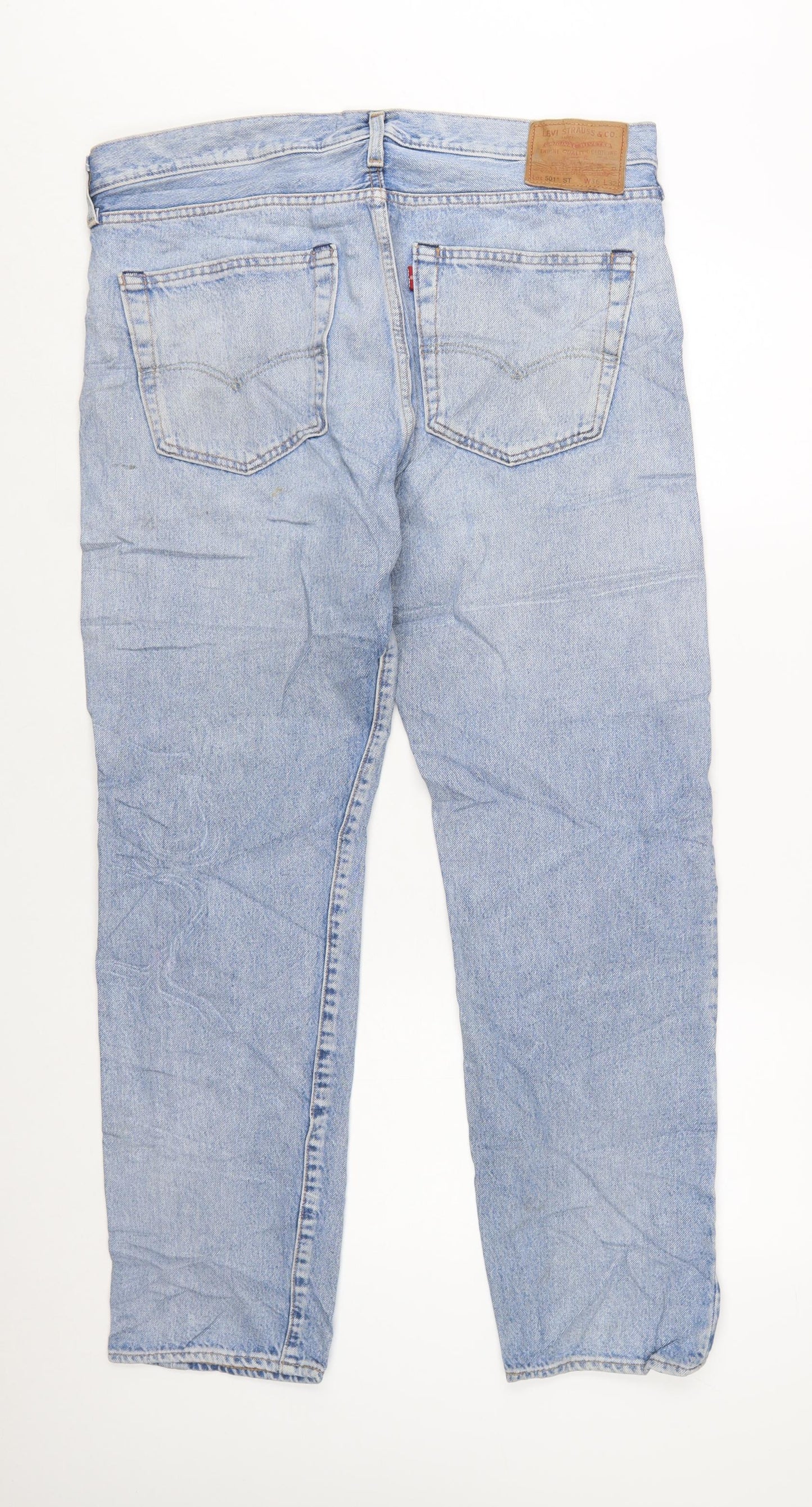 Levi's 501 Men's Blue Regular Fit Straight Leg Jeans W36 L32