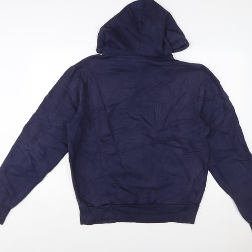 Ellesse Men's Blue Full Zip Hoodie Size M Logo Sportswear