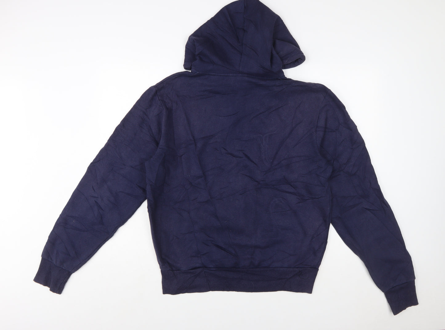 Ellesse Men's Blue Full Zip Hoodie Size M Logo Sportswear
