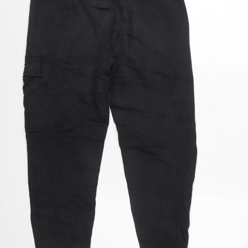 C.P. Company Men's Black Cargo Jogger Trousers Size M
