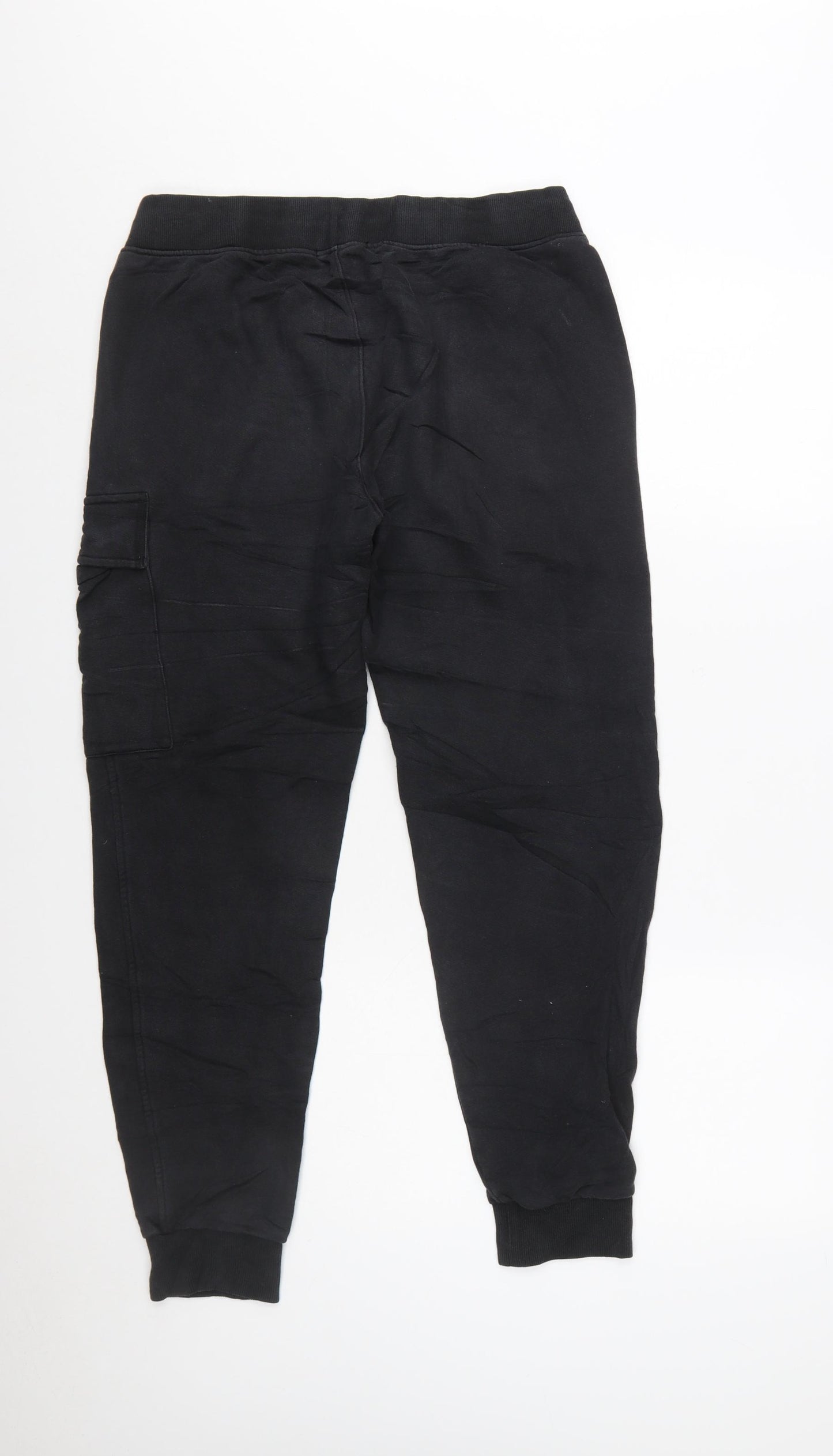 C.P. Company Men's Black Cargo Jogger Trousers Size M
