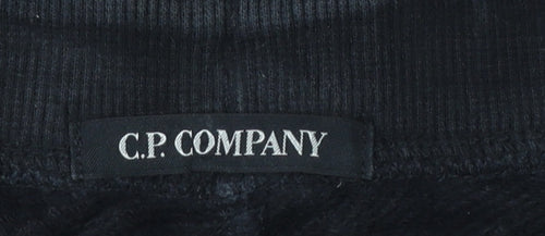 C.P. Company Men's Black Cargo Jogger Trousers Size M