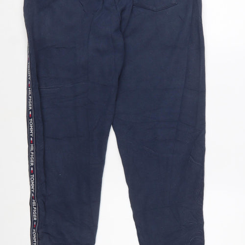Tommy Hilfiger Men’s Blue Jogger Trousers L Logo Tape Casual