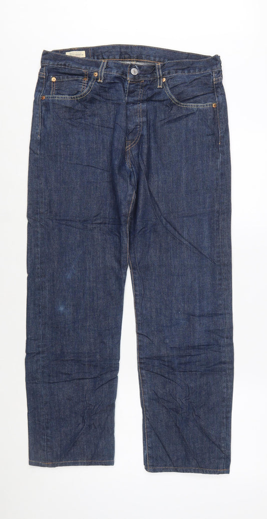 Levi's 501 Men's Blue Straight Leg Denim Jeans W32 L32