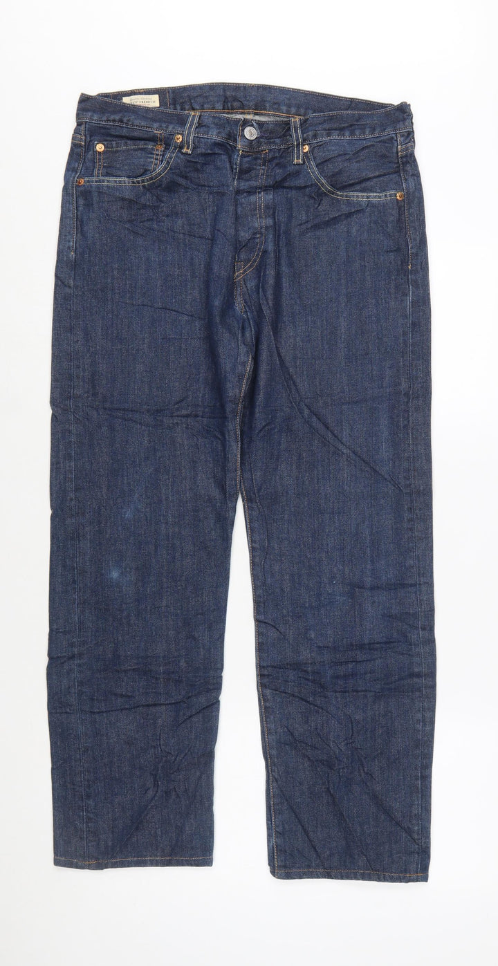 Levi's 501 Men's Blue Straight Leg Denim Jeans W32 L32