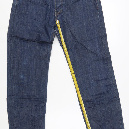 Levi's 501 Men's Blue Straight Leg Denim Jeans W32 L32