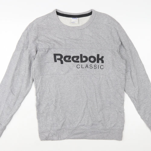 Reebok Classic Mens Grey Small Pullover Sweatshirt