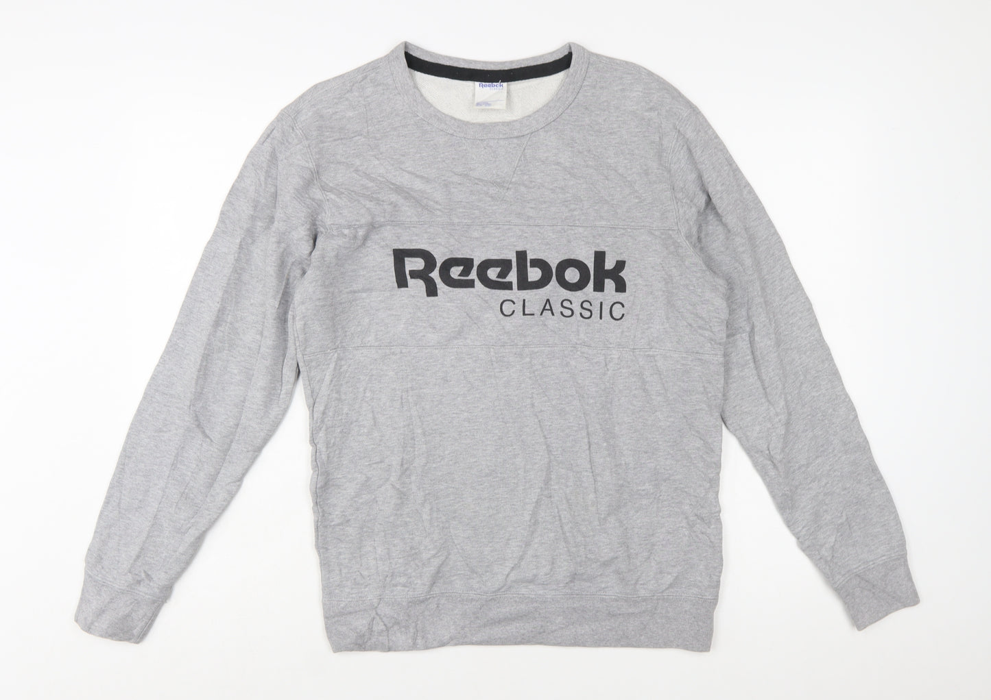 Reebok Classic Mens Grey Small Pullover Sweatshirt