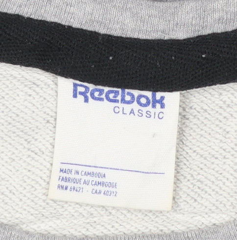 Reebok Classic Mens Grey Small Pullover Sweatshirt