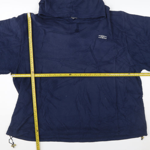 Umbro Men's Blue 2XL Fleece Pullover Hoodie