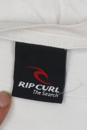 Rip Curl Men’s White Long Sleeve Surf Graphic Cotton T-Shirt XL