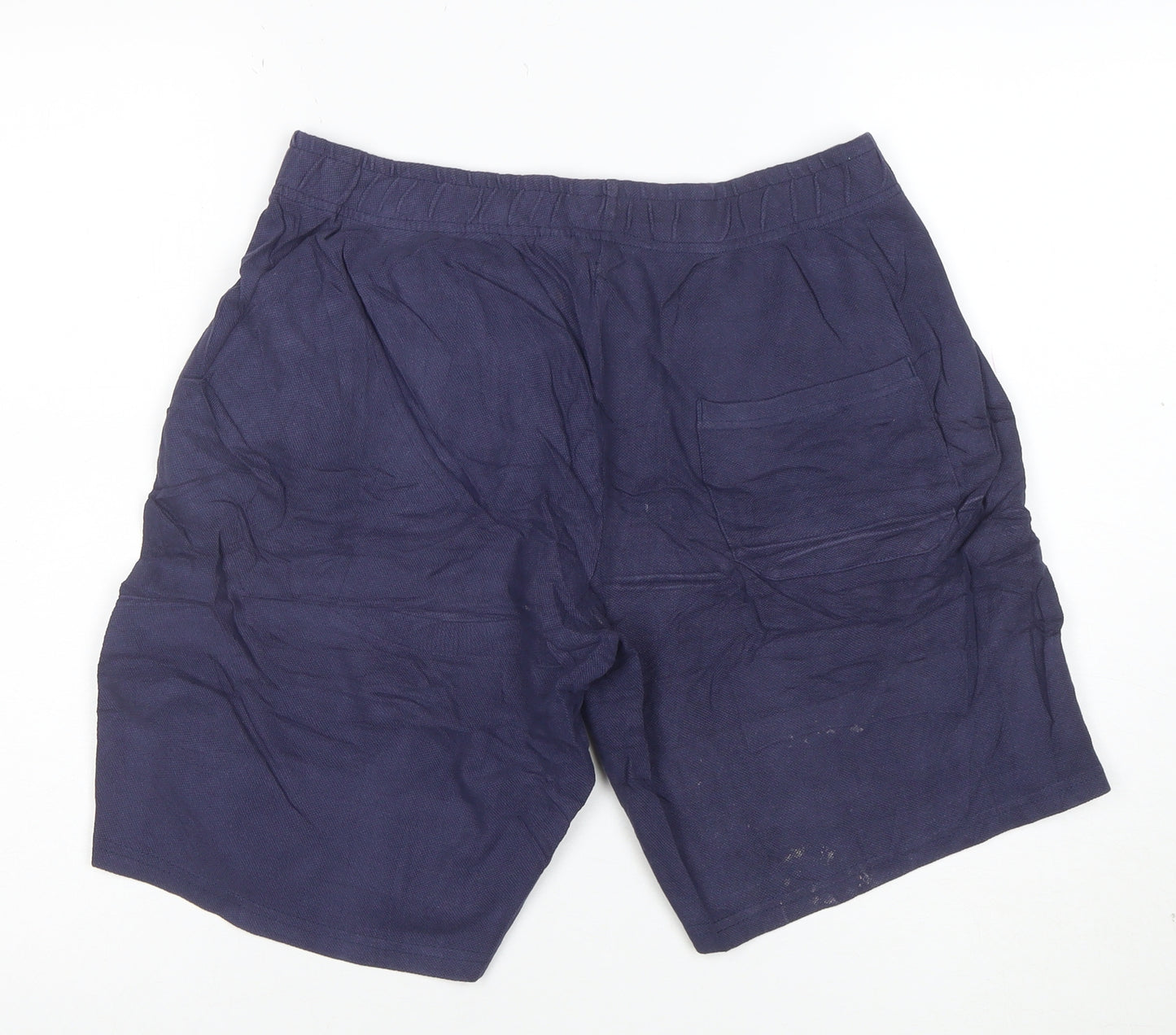 U.S. Grand Polo Navy Blue Men's M Regular Elastic Waist Shorts