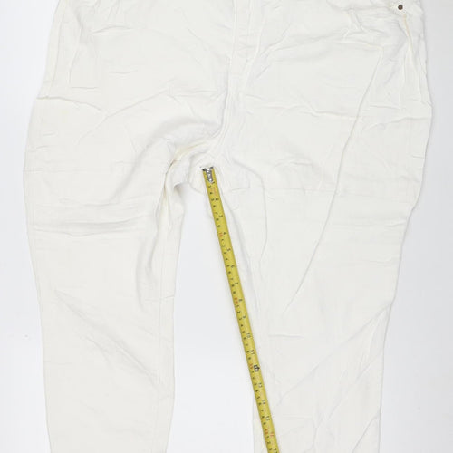 Levi Strauss Women's White Size 20 Skinny Stretch Jeans