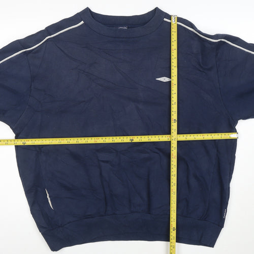 Umbro Men's Blue XL Pullover Crew Neck Sports Sweatshirt