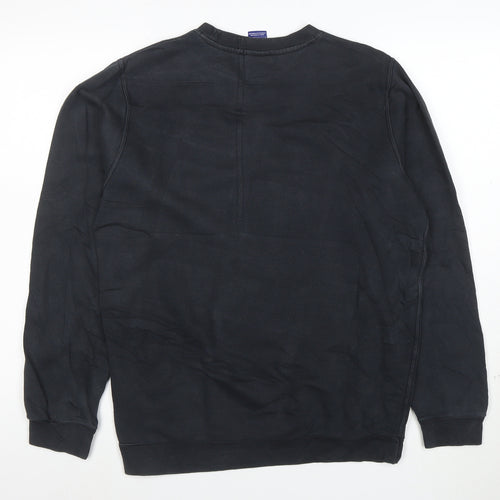 Nike Men's Black Small Crew Neck Pullover Sweatshirt