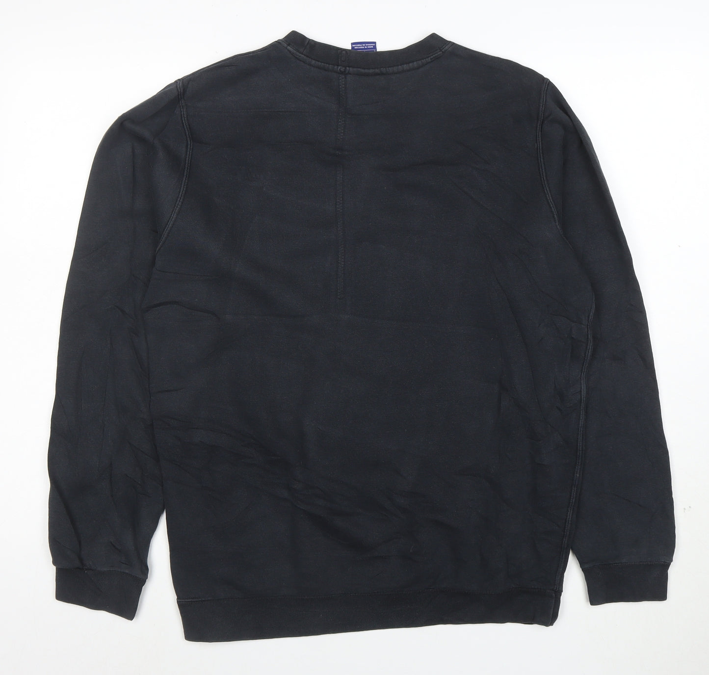 Nike Men's Black Small Crew Neck Pullover Sweatshirt