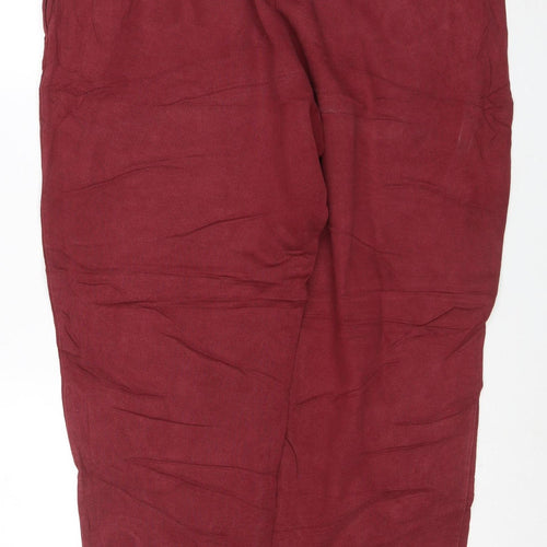 Nike Men's Red 2XL Jogger Sweatpants Cotton Blend Activewear
