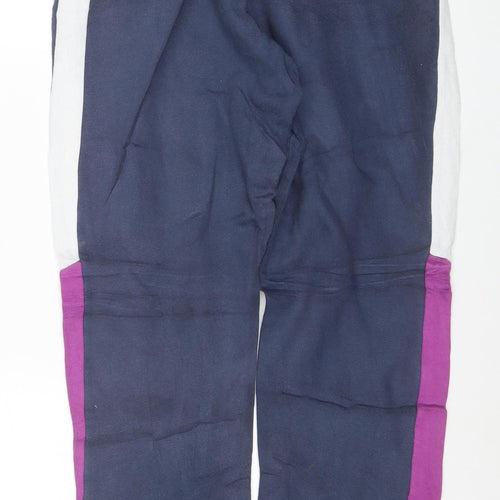Ellesse Womens Blue Colourblock Jogger Trousers Size 12