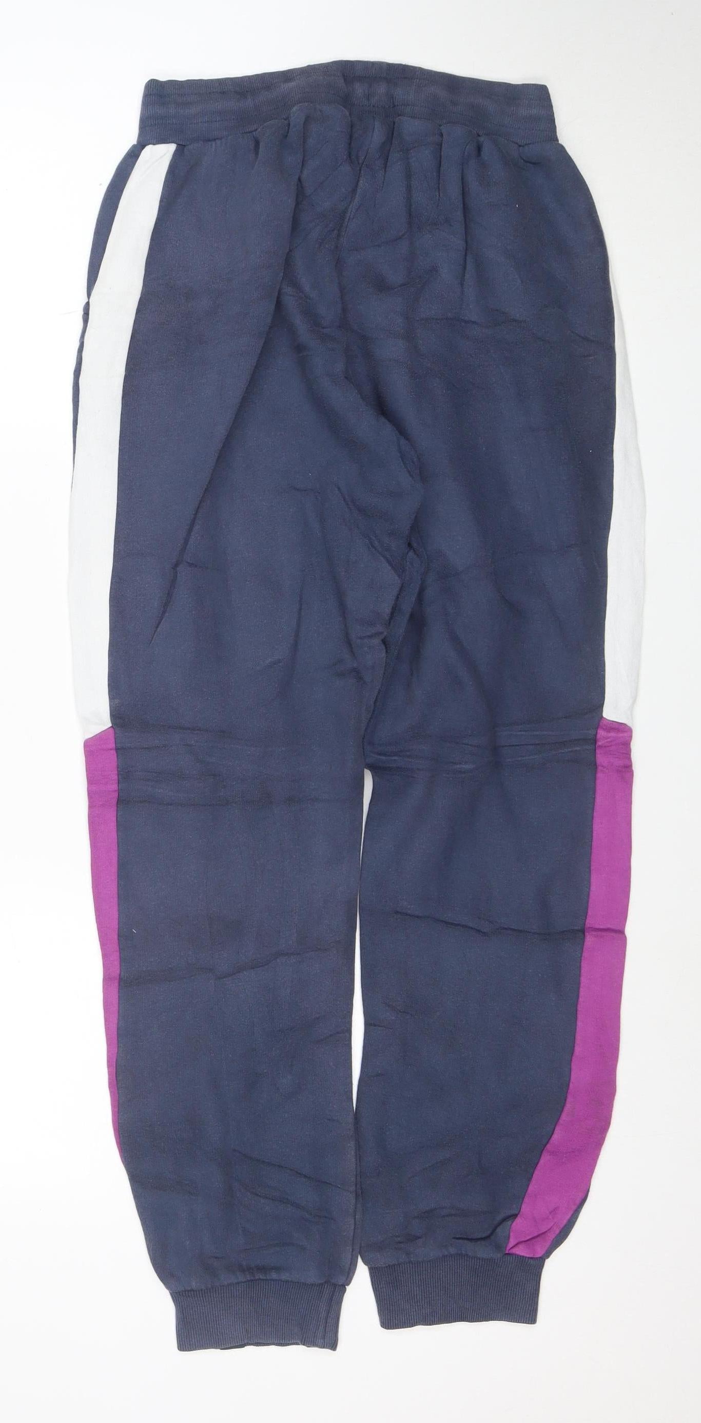 Ellesse Womens Blue Colourblock Jogger Trousers Size 12