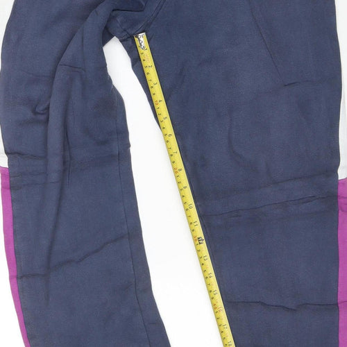 Ellesse Womens Blue Colourblock Jogger Trousers Size 12