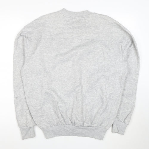 Umbro Mens Grey Crew Neck Pullover Sweatshirt Size M