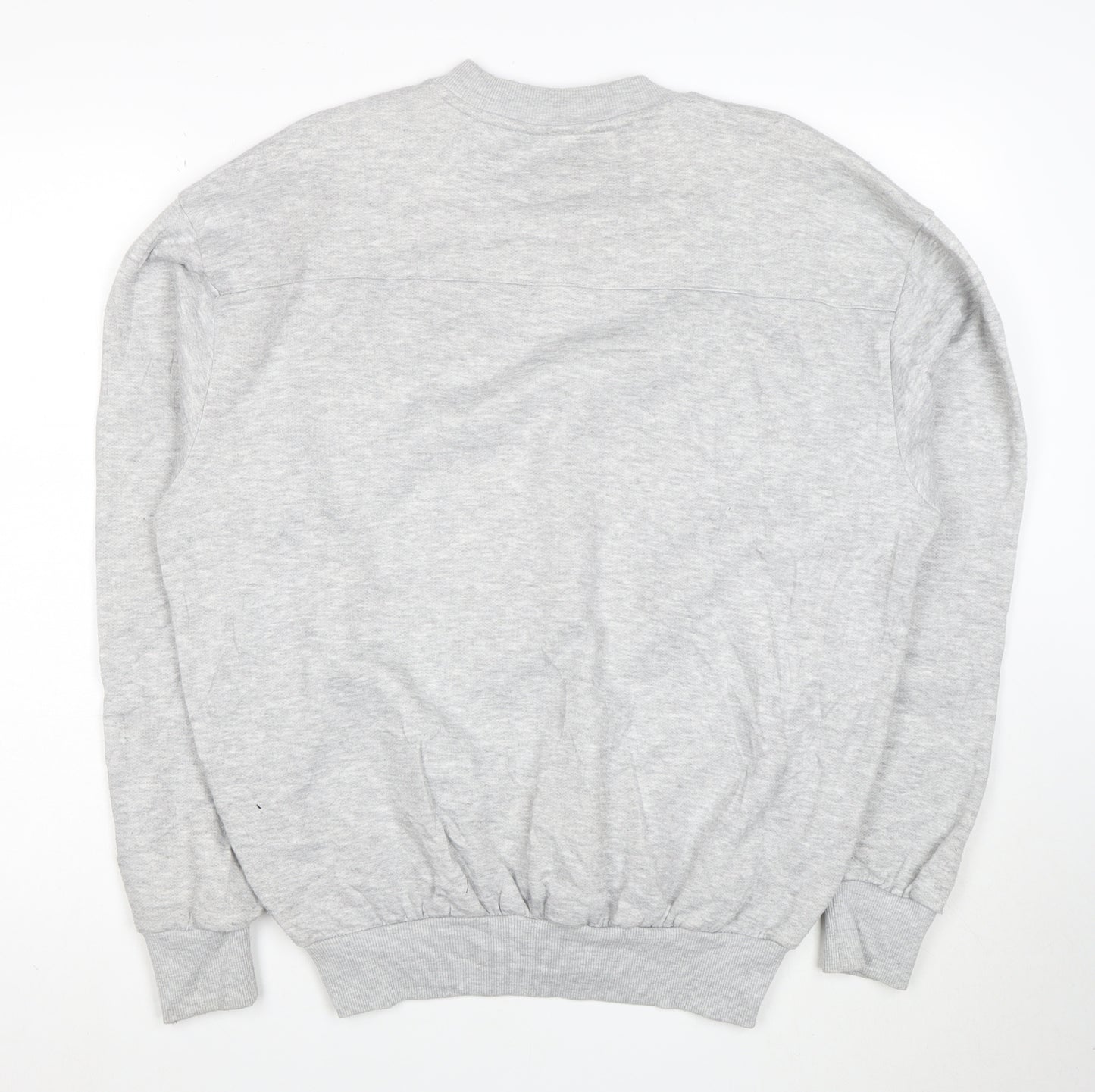 Umbro Mens Grey Crew Neck Pullover Sweatshirt Size M
