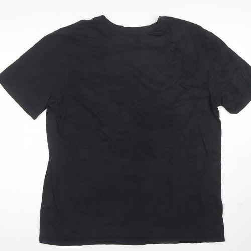Nike Men's Black Dri-FIT Athletic Short Sleeve T-Shirt XL