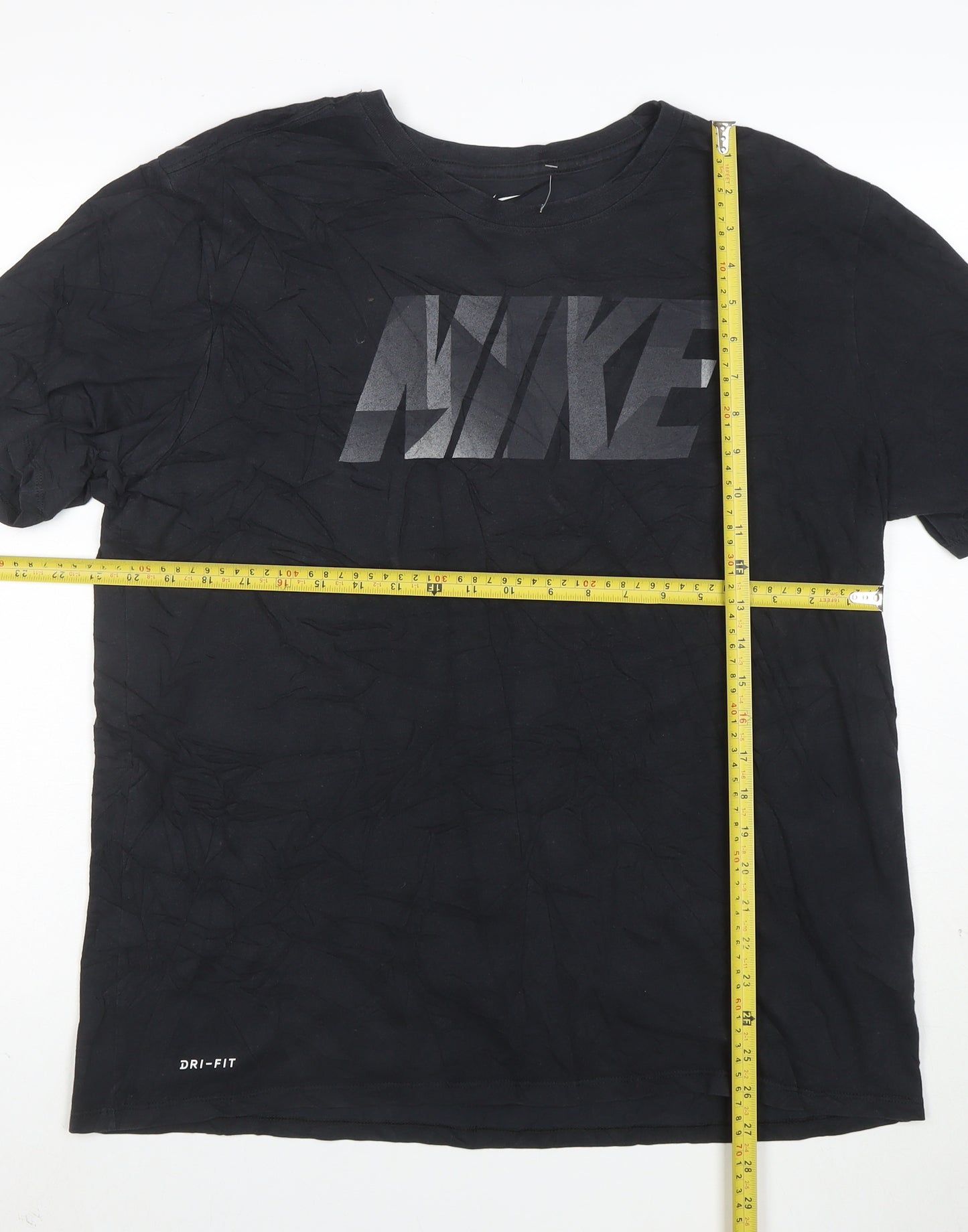 Nike Men's Black Dri-FIT Athletic Short Sleeve T-Shirt XL