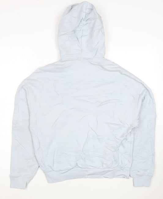 Reebok Men's Blue Pullover Hoodie XS Classic Logo Cotton Sweatshirt