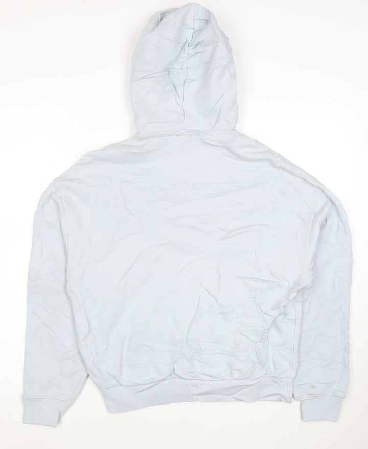 Reebok Men's Blue Pullover Hoodie XS Classic Logo Cotton Sweatshirt