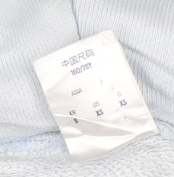 Reebok Men's Blue Pullover Hoodie XS Classic Logo Cotton Sweatshirt