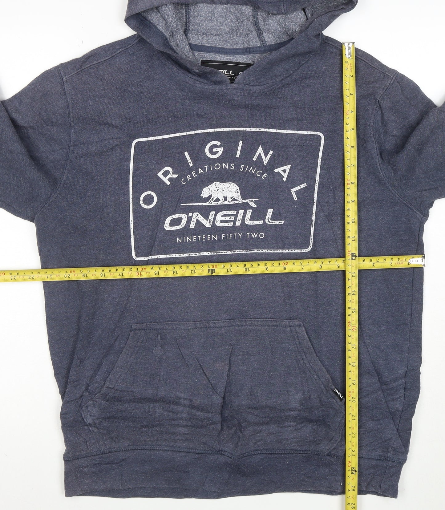 O'Neill Men's Blue Graphic Print Pullover Hoodie Medium