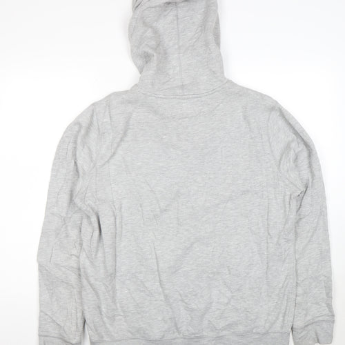 Tommy Jeans Men's Grey Full Zip Hoodie XL Regular Fit