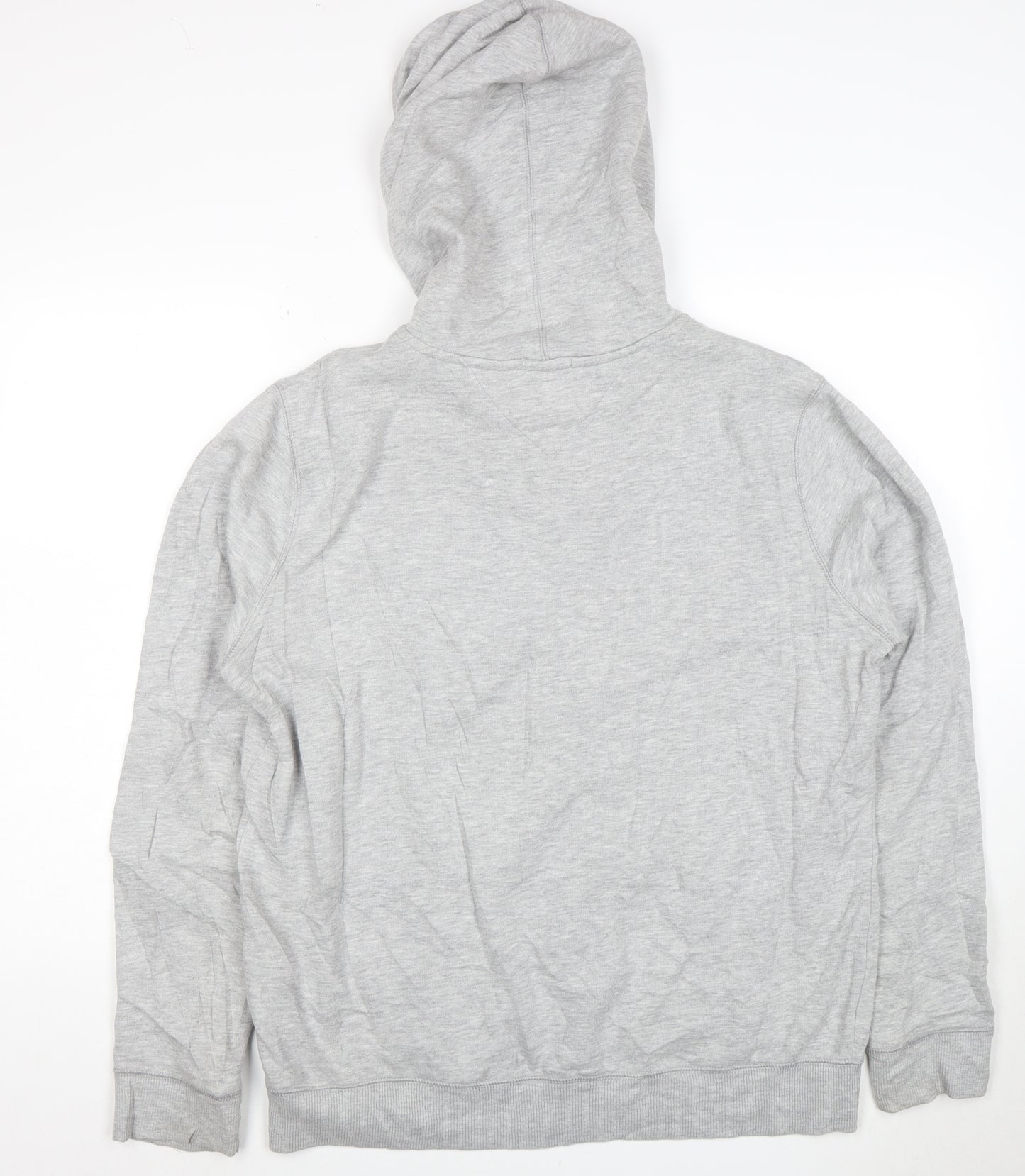 Tommy Jeans Men's Grey Full Zip Hoodie XL Regular Fit