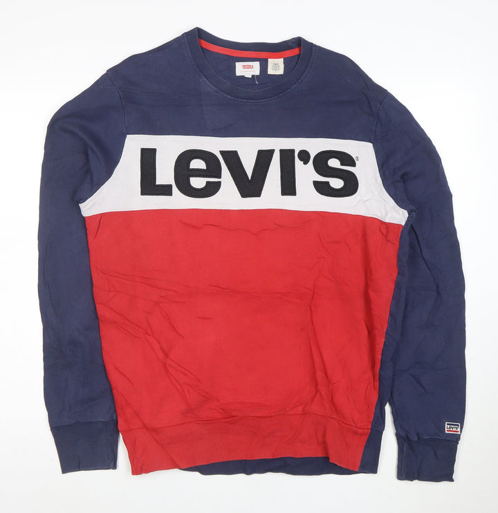 Levi's Men's Multicoloured M Pullover Logo Sweatshirt